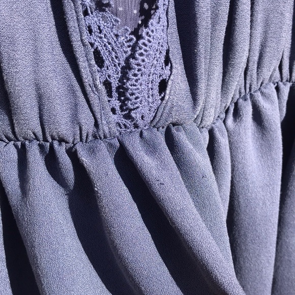 River Blue Free People Soul Serene Peasant Blouse - Picture 9 of 16